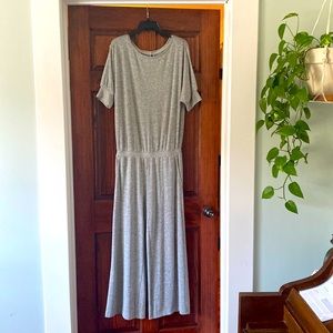 Lou & Grey Heather gray jumpsuit